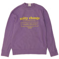 Zara Mens Graphic Sweatshirt Jumper Petit Coton Violet