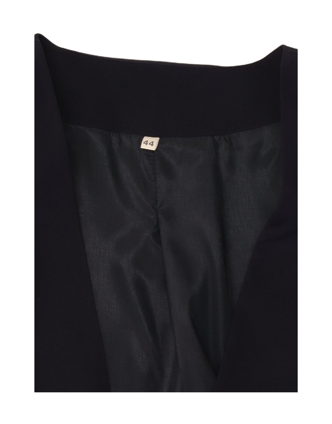 VINTAGE Veste Blazer Croisée Femme IT 44 Bleu Marine Moyen