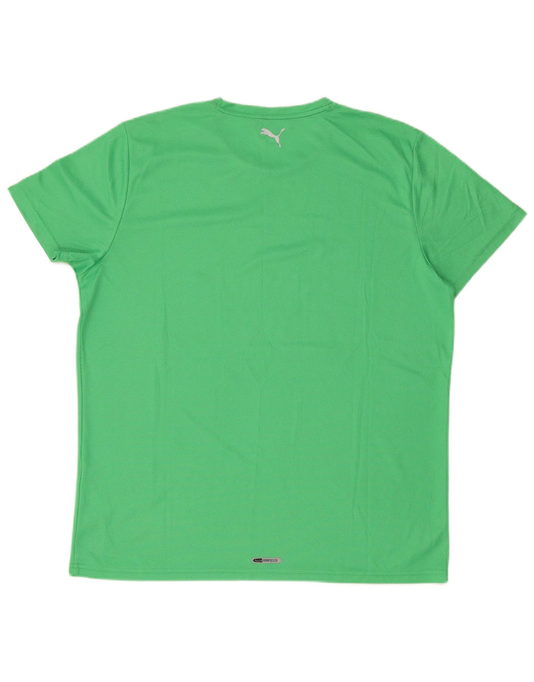 PUMA Mens Graphic T-Shirt Top XL Green Polyester
