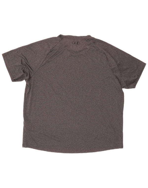 Under Armour T-Shirt Homme Top 2XL Gris Polyester
