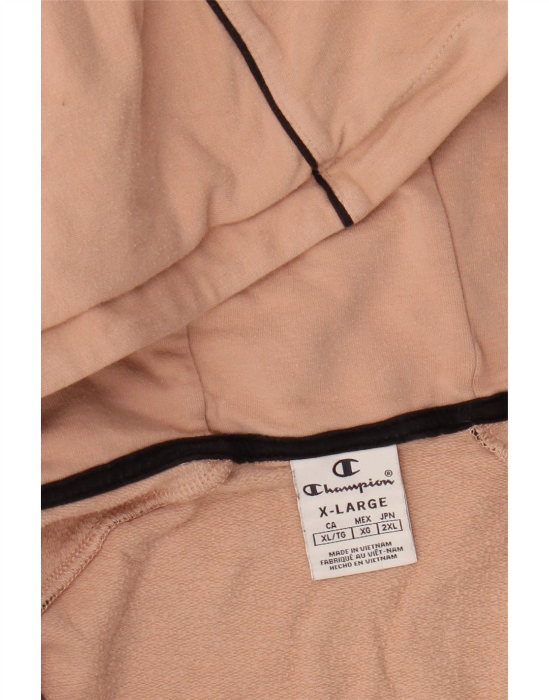 CHAMPION Pull à capuche zippé graphique pour femme UK 18 XL Rose