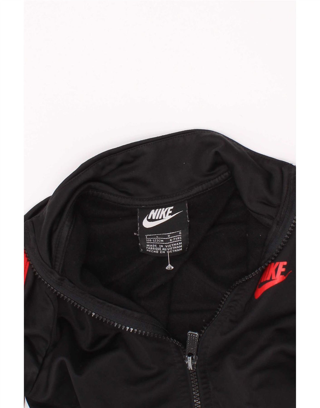 Nike Veste de survêtement graphique pour garçon 6-7 ans Large Noir Colourblock