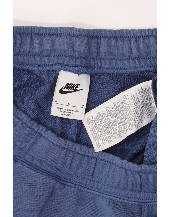 Short de sport en coton color block bleu moyen Nike Homme