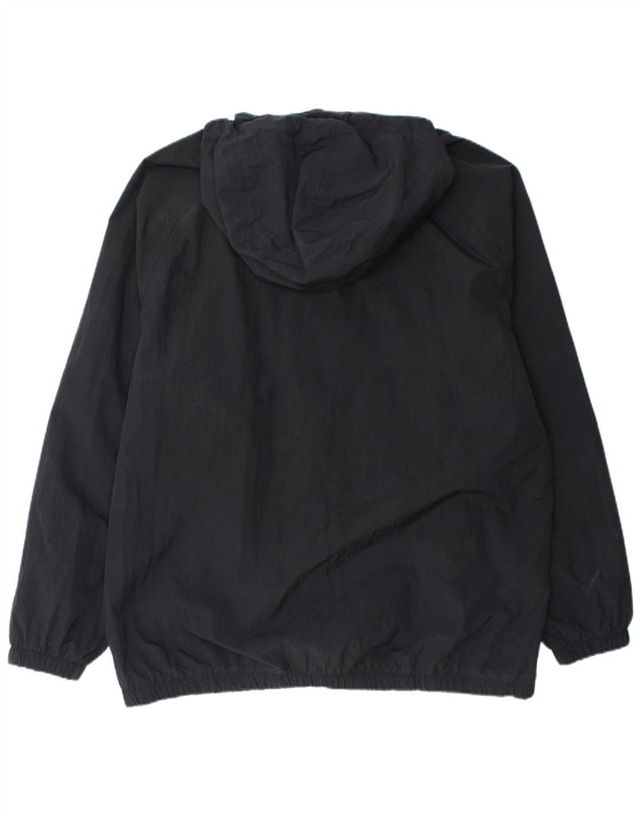 NIKE Veste de pluie à capuche pour homme UK 42 XL Nylon noir