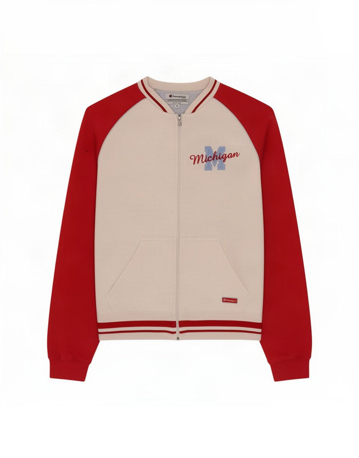 Champion Veste de survêtement Michigan pour femme UK 12 Medium Blanc