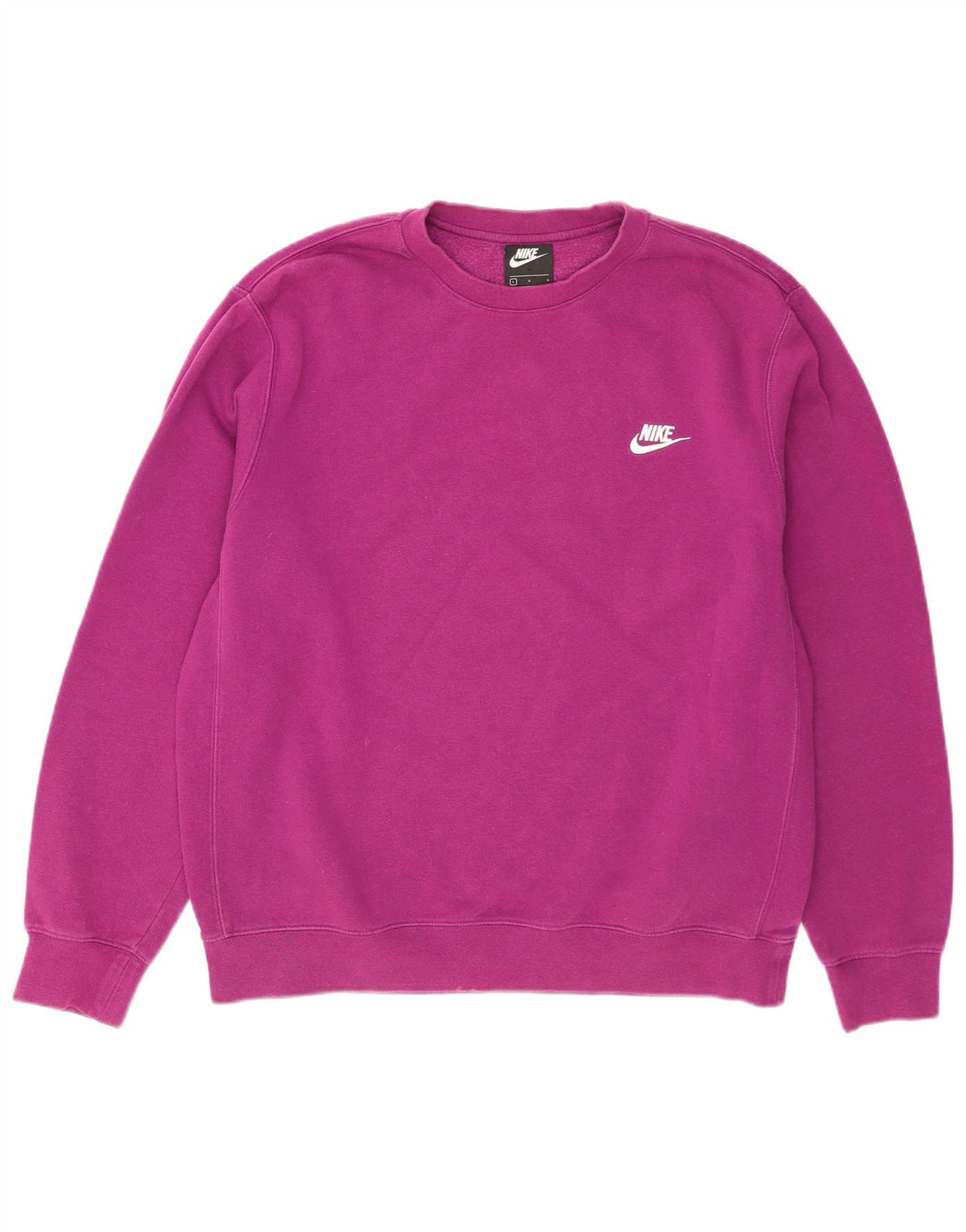 Nike Sweat-shirt pour homme en coton rose Taille L