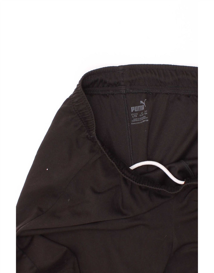 Puma Short de Sport Garçon 13-14 ans Noir Polyester