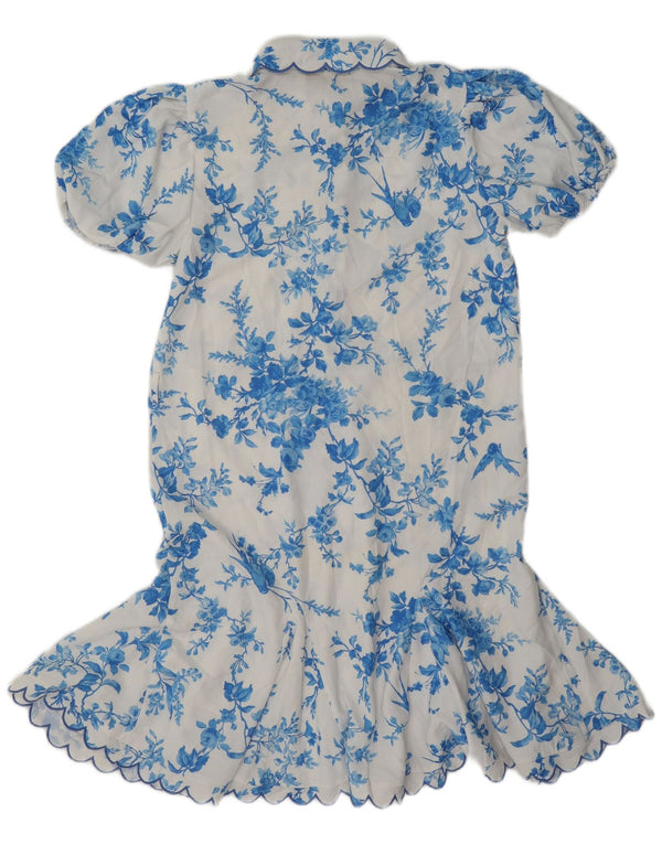 Lipsy Robe taille basse fille 13-14 ans Blanc Floral Polyester