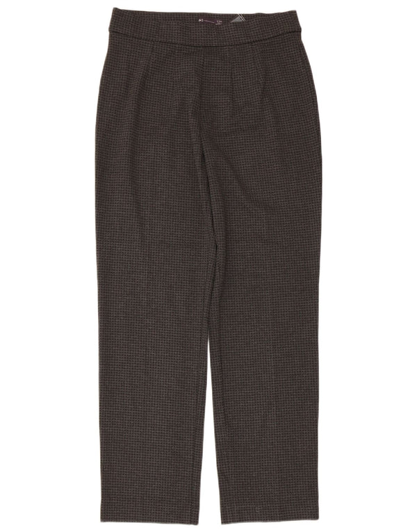 Marks & Spencer Pantalon décontracté pour femme UK 12 Medium W30 L29 Gris