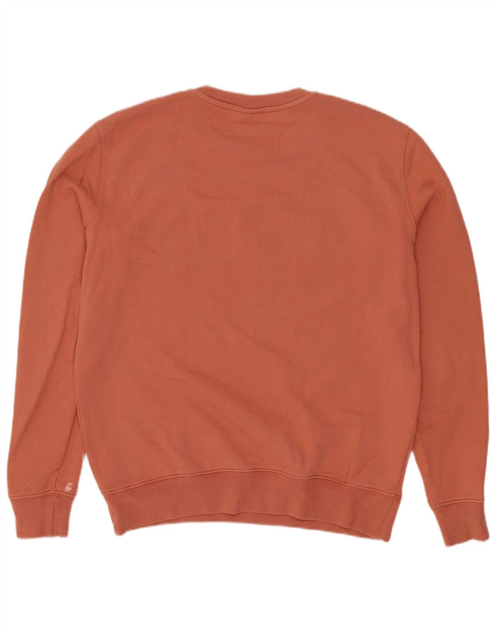 Hugo Boss Sweat-shirt graphique pour femme UK 12 Orange moyen