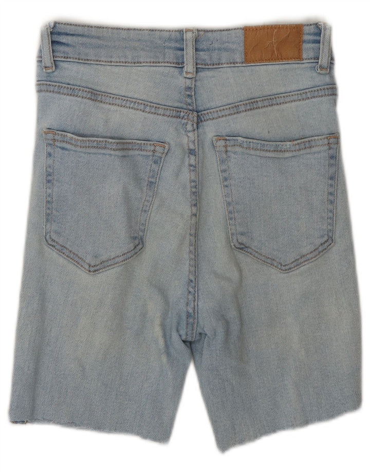 Zara Short en jean pour femme EU 36 XS W26 Bleu