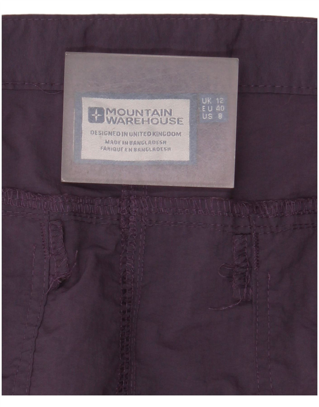 Mountain Warehouse Short cargo pour femme UK 12 Medium W32 Violet