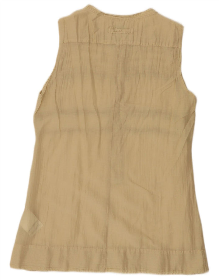 Henry Cottons Tunique sans manches pour femme IT 44 en coton beige moyen