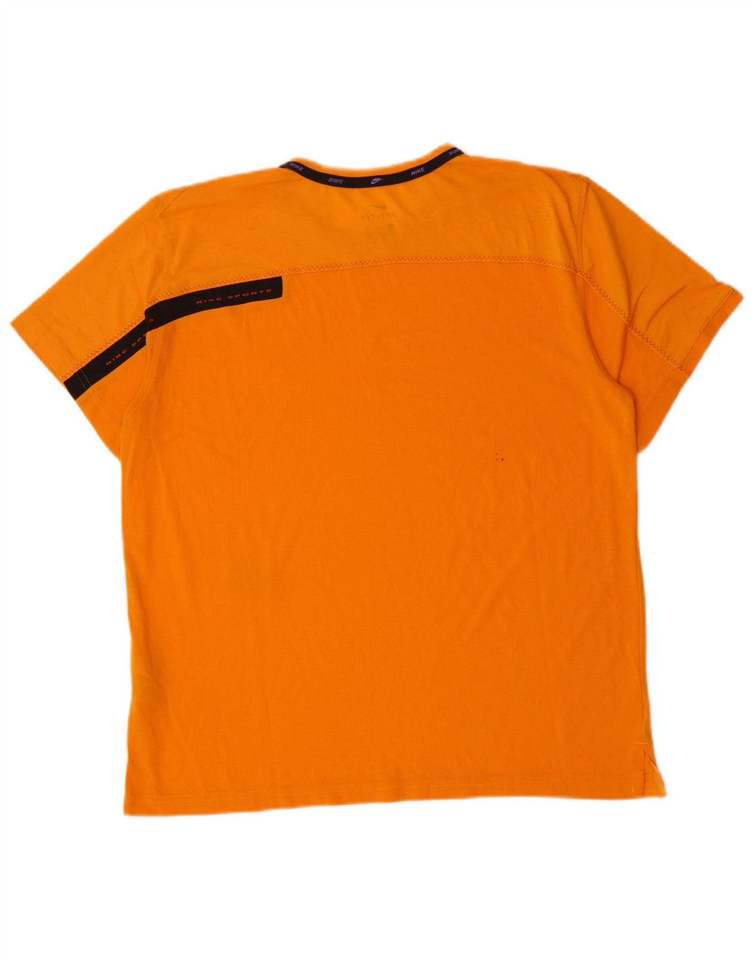 NIKE T-shirt Dri Fit pour homme en coton orange moyen