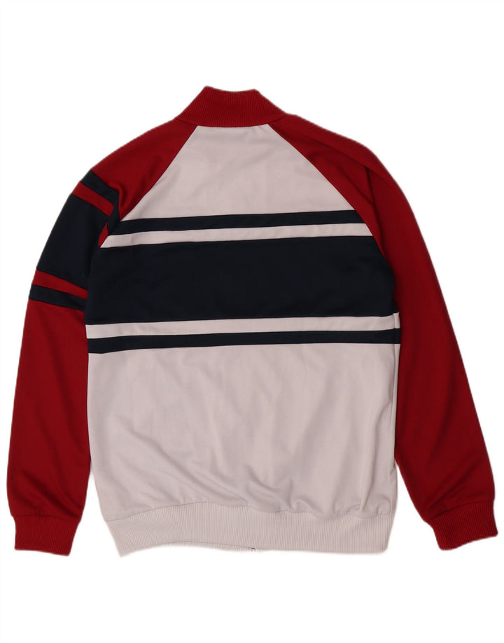 Diadora Veste de Survêtement Graphique Homme XL Blanc Colorblock Polyester