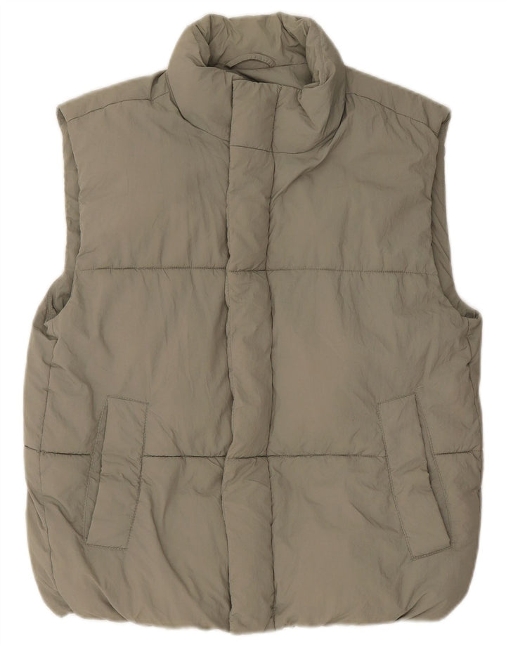 Zara Gilet Rembourré Garçon 13-14 ans Kaki Nylon