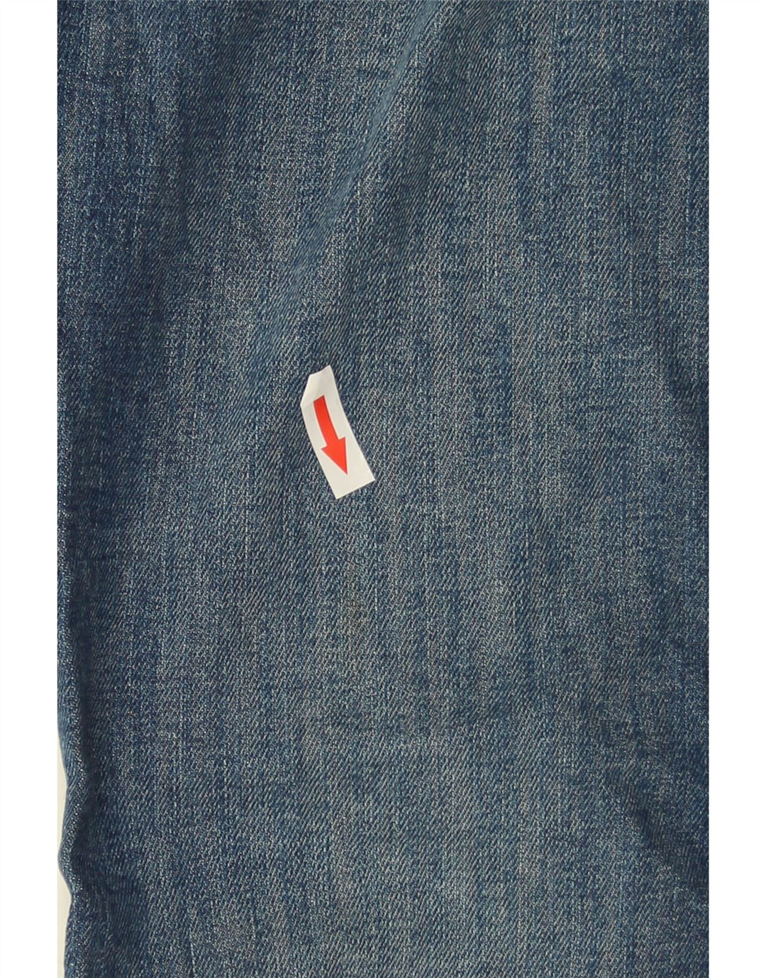 Zara Jean évasé pour femme EU 38 Small W28 L33 Bleu Coton