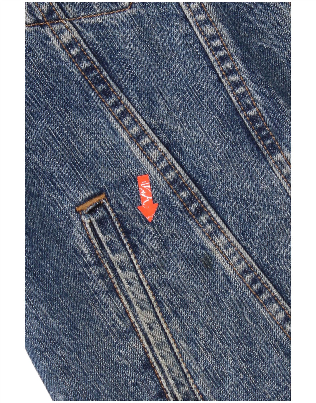 Carrera Veste en jean pour homme UK 40 Large Bleu Coton