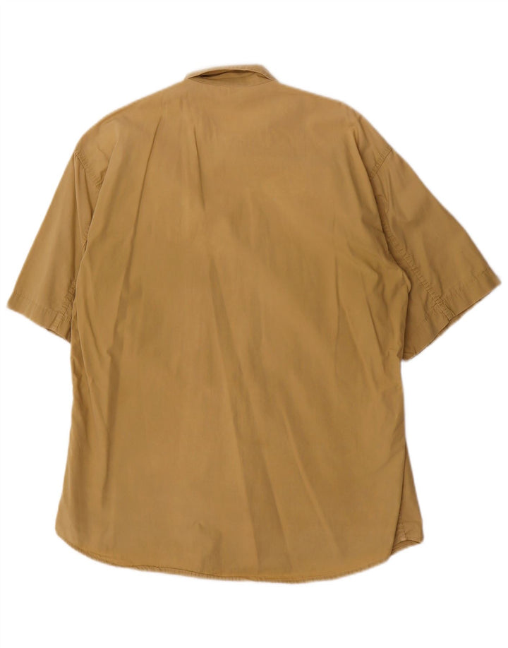 Carrera Chemise à manches courtes pour homme en coton beige Small