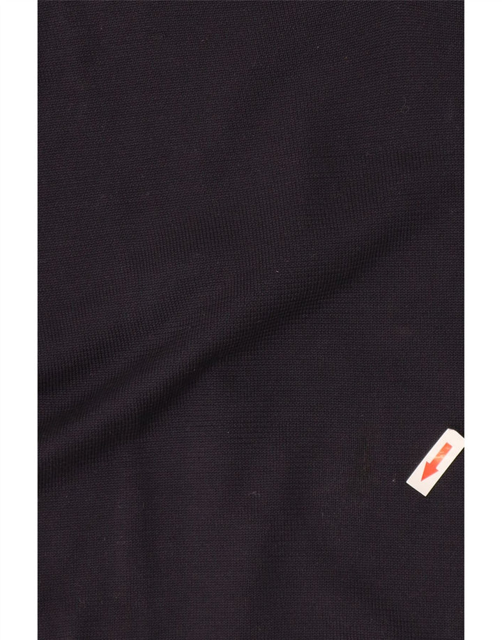 Dkny Pull Col V Homme XL Bleu Marine Soie
