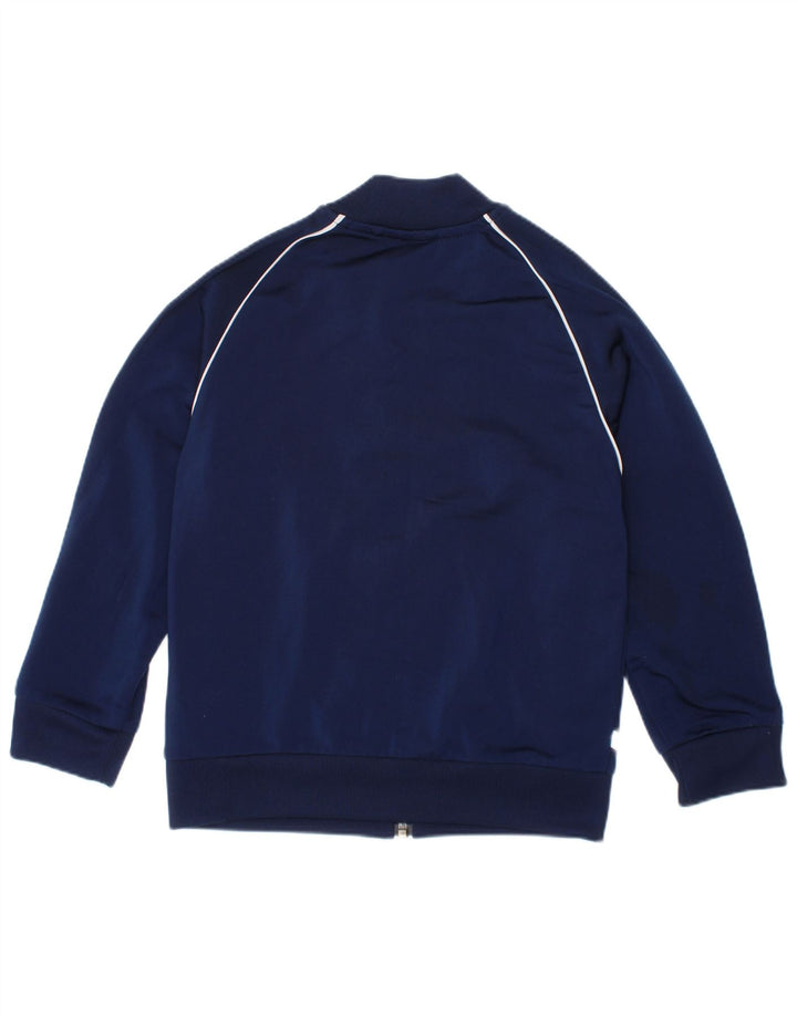 Veste de survêtement Adidas Garçon 4-5 ans Bleu Marine Polyester