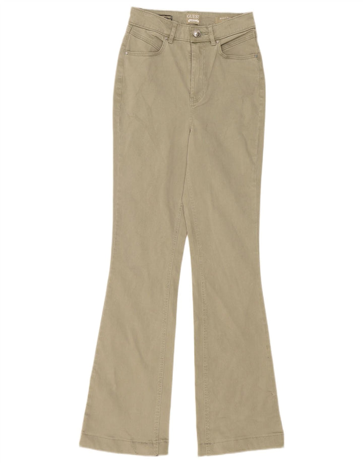 Guess Jean Bootcut Taille Haute Femme W25 L31 Vert