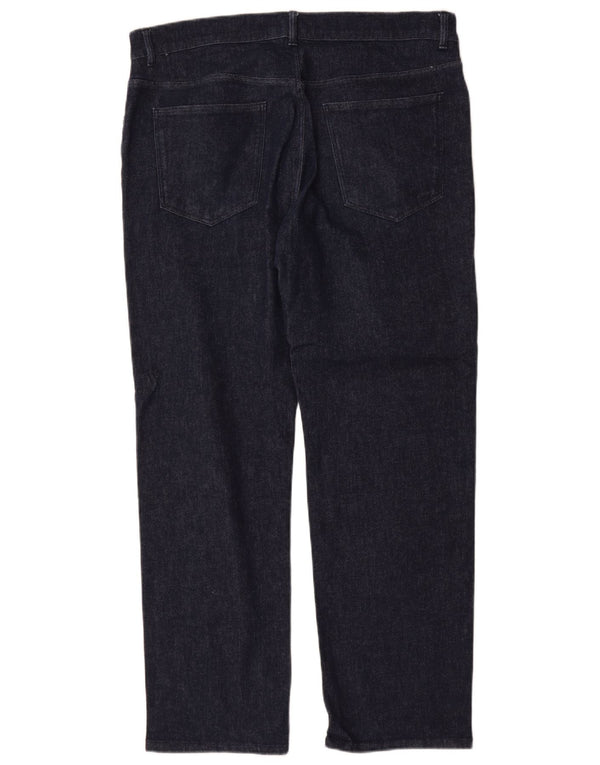 Trussardi Jean Droit Homme IT 52 XL W36 L31 Bleu Marine