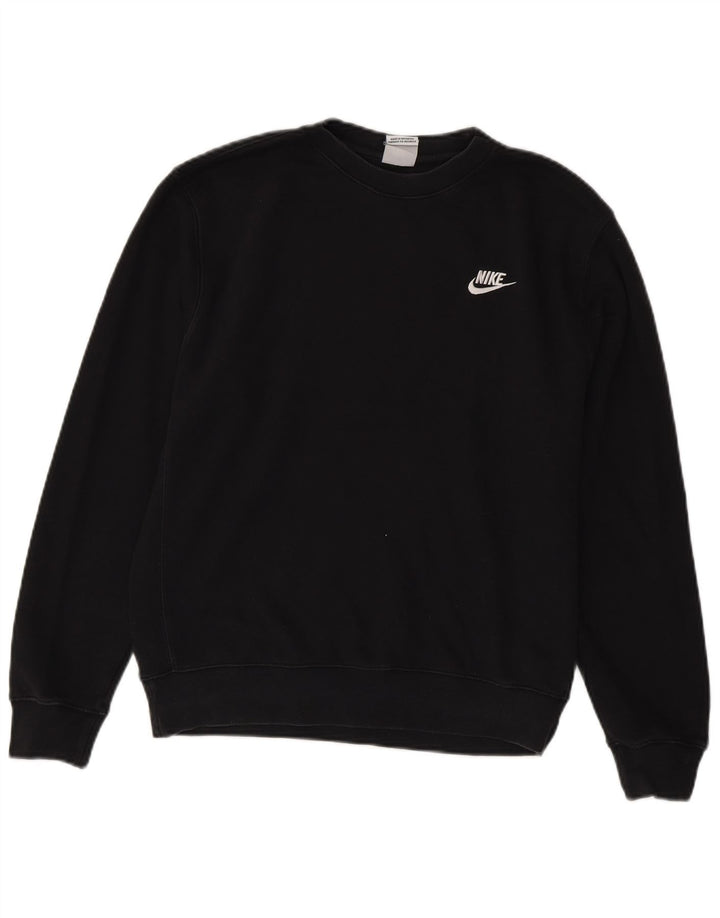 Nike Sweat-shirt pour homme en coton noir Taille S