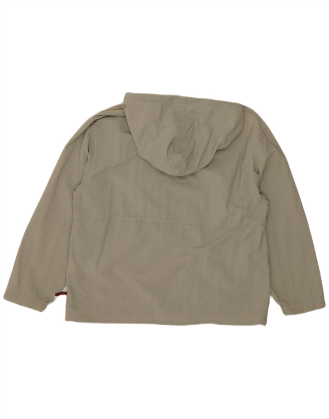 Reebok Veste de pluie à capuche pour femme UK 12 Nylon beige moyen
