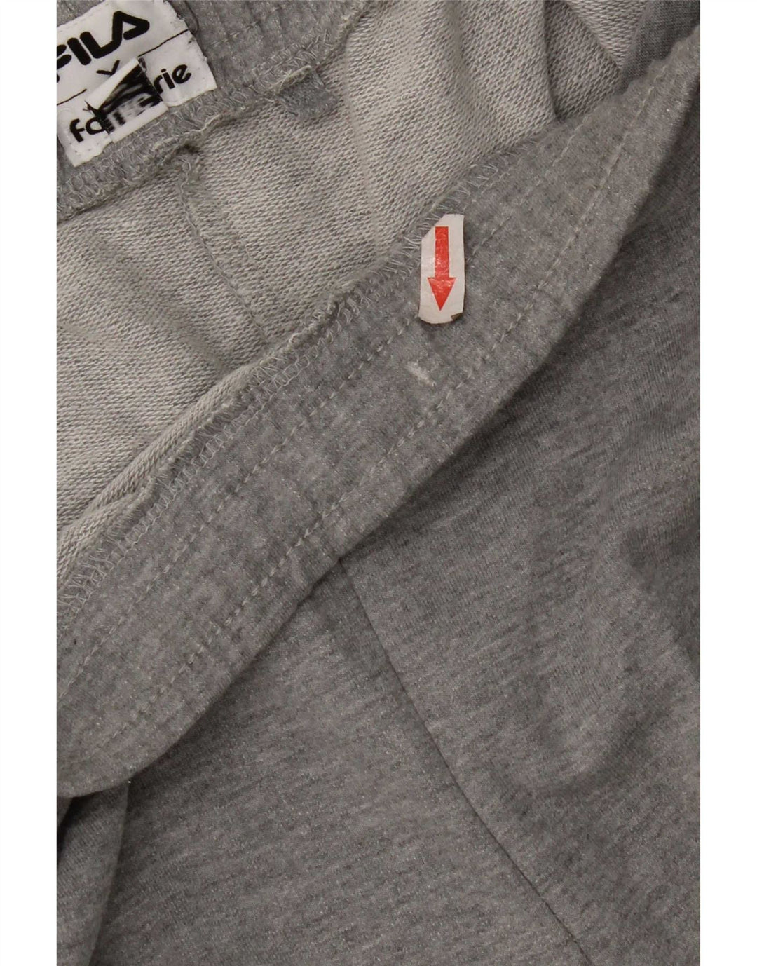 Fila Short de Sport Graphique Homme Gris Coton Large