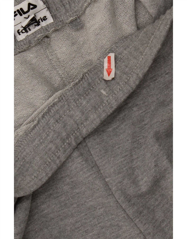 Fila Short de Sport Graphique Homme Gris Coton Large