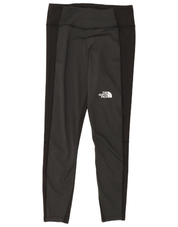 The North Face Leggings Femme UK 12 Polyester Colorblock Gris Moyen
