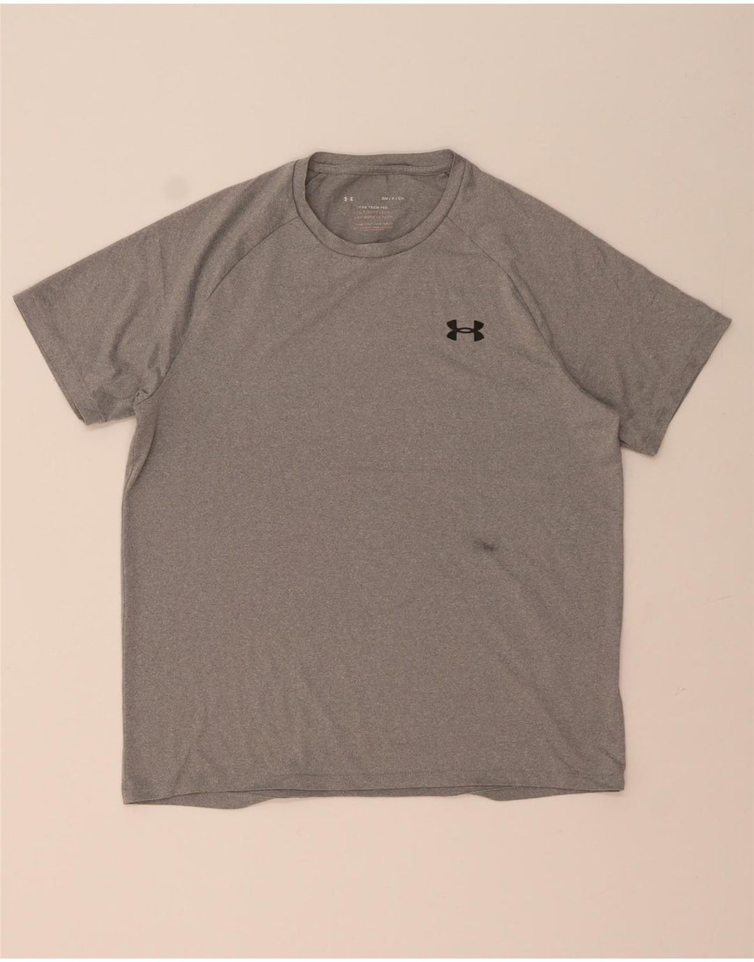 Under Armour T-Shirt Loose Fit Homme Petit Gris Polyester