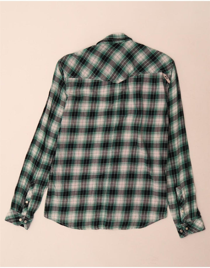 Jack & Jones Chemise Flanelle Homme XL Vert Carreaux Coton