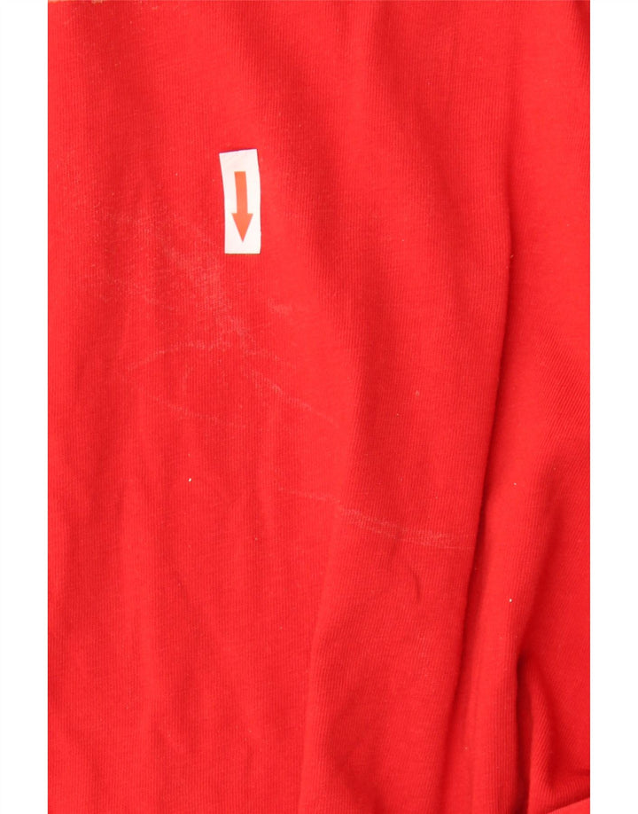 Adidas T-Shirt Homme Haut Petit Rouge Coton