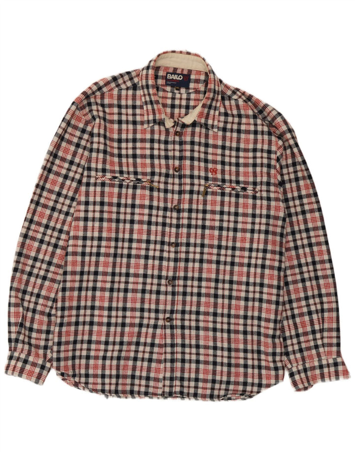 Bailo Chemise en flanelle pour homme 2XL à carreaux multicolores