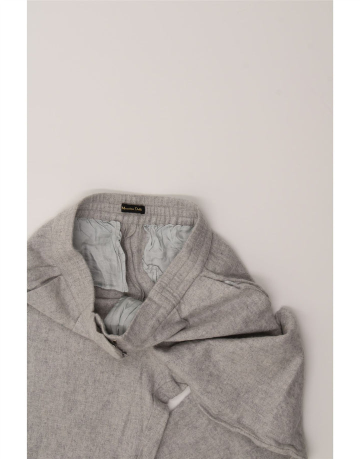MASSIMO DUTTI Womens Slim Chino Trousers EU 38 Small W26 L24 Grey Wool Vintage Massimo Dutti and Second-Hand Massimo Dutti from Messina Hembry 