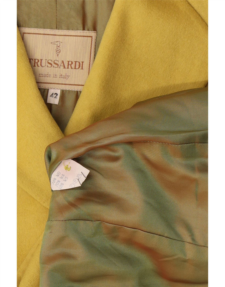 Trussardi Veste Blazer À Manches 3/4 Femme IT 42 Jaune Moyen