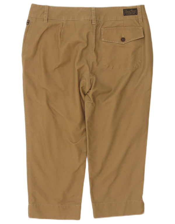 Conte of Florence Pantalon Capri Droit Femme IT 46 Large W34 L21 Beige