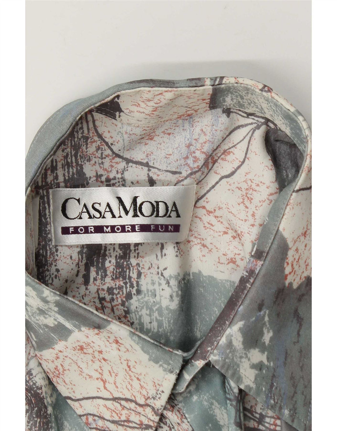 Casa Moda Chemise à manches courtes pour hommes grand patchwork multicolore