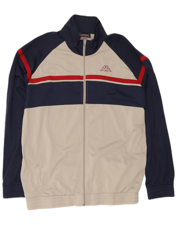 Kappa Veste de survêtement coupe régulière pour homme 3XL Gris Colorblock Sports