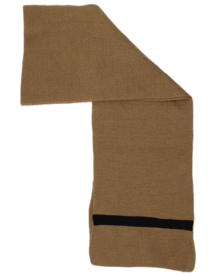 Lee Écharpe rectangulaire pour homme Taille unique Beige Rayé Polyester Classique