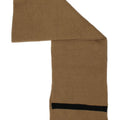 Lee Écharpe rectangulaire pour homme Taille unique Beige Rayé Polyester Classique