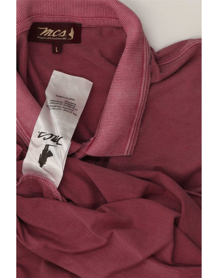 Marlboro Classics Polo Homme Grand Rose Coton