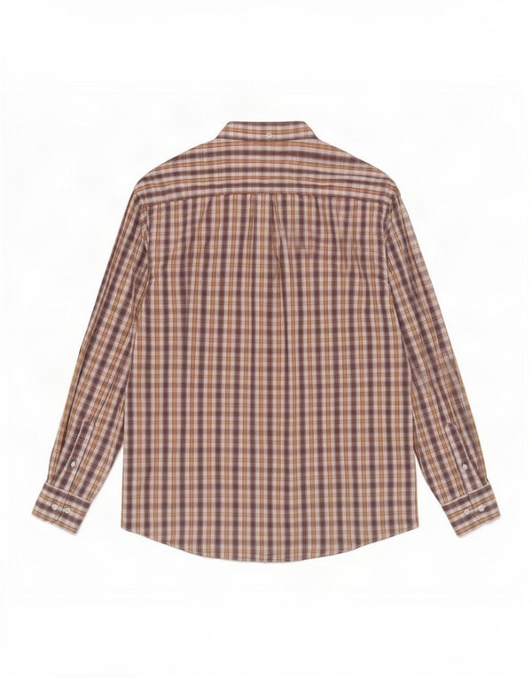 Farah Chemise Homme Grand Carreau Marron