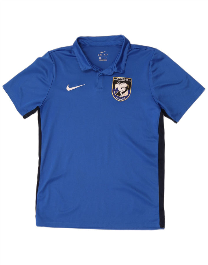 Nike Polo graphique Calcio pour homme en polyester color block Taille L Bleu