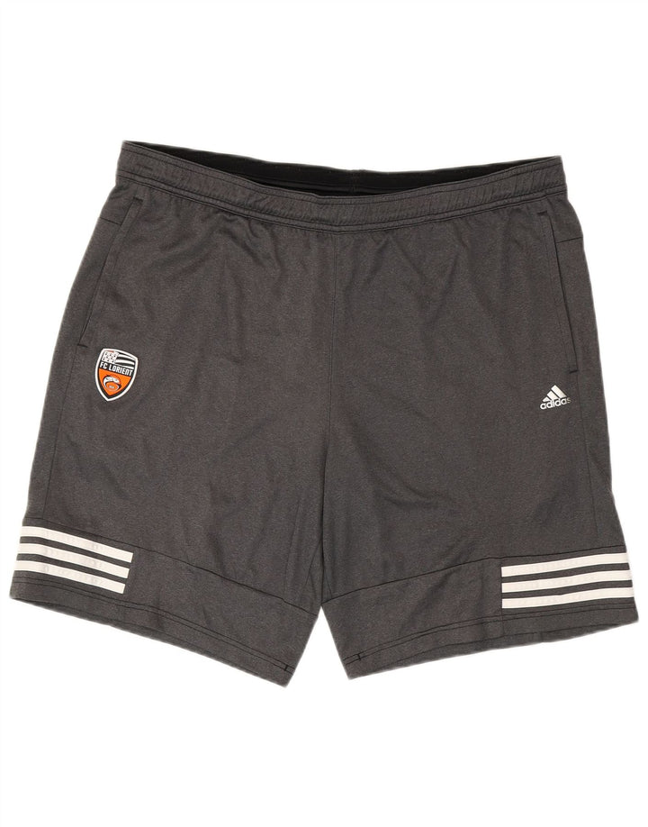 ADIDAS Short de Sport FC Lorient Homme Grand Gris Polyester