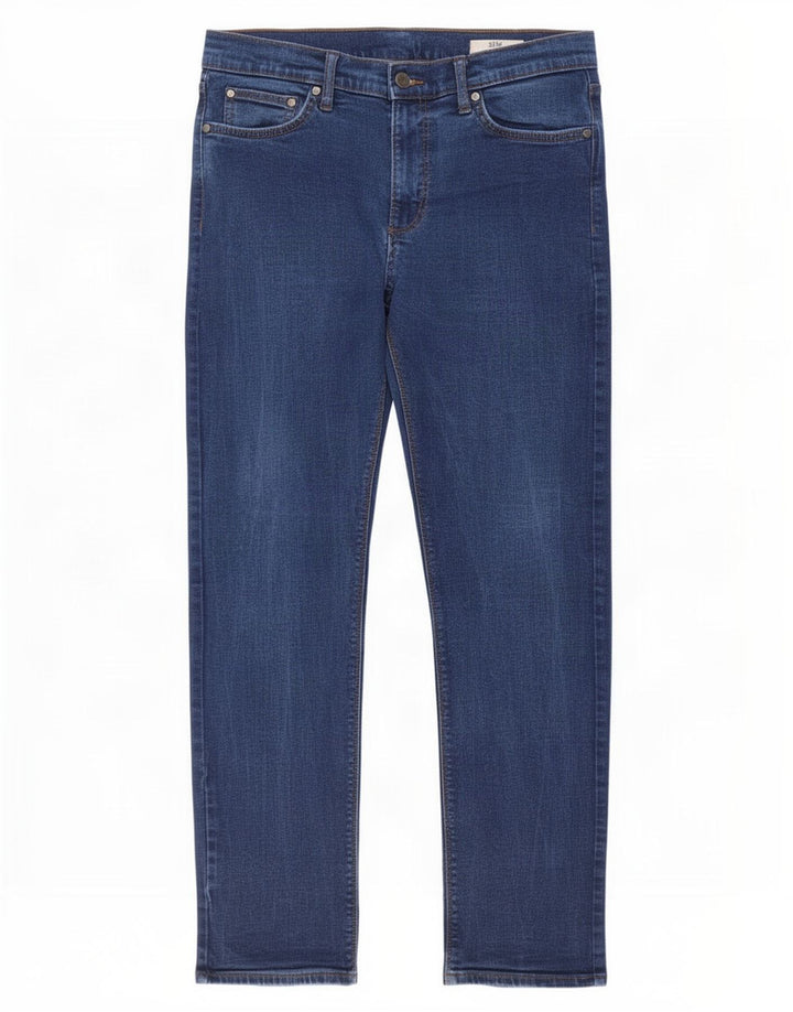 Marks & Spencer Jean Slim Homme W36 L31 Bleu Coton