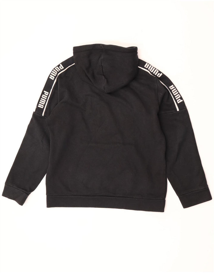 Puma Pull à Capuche Graphique Homme Noir Moyen Coton