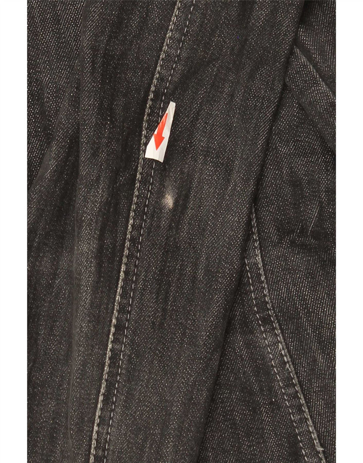 Marella Veste en jean pour femme UK 16 Large Gris Coton